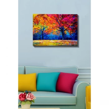 Image of Kanvas Tablo (50 x 70) - 174 Multicolor Decorative Canvas Painting