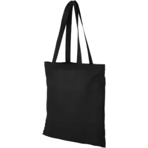 Image of Bullet Madras Cotton Tote (40 x 41cm) (Solid Black)