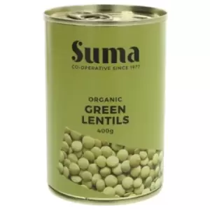 Image of Suma Organic Green Lentils - 400g x 12