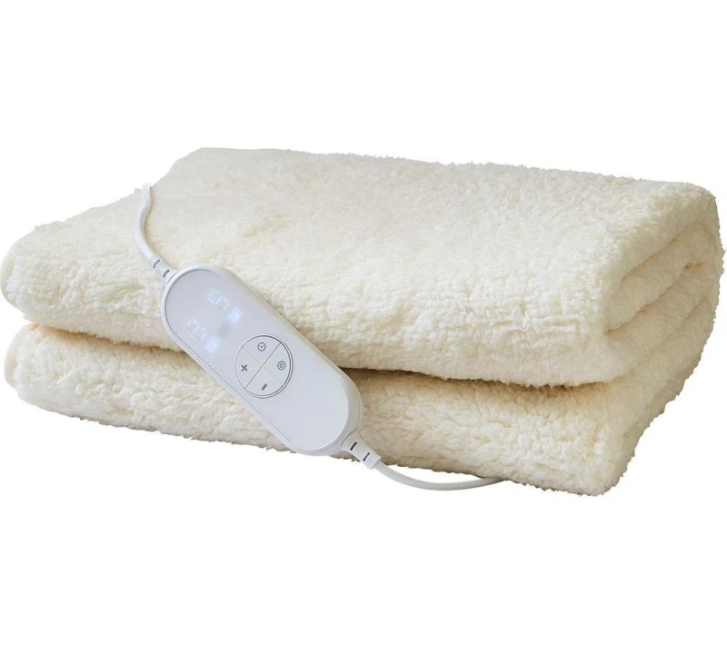 Image of Morphy Richards EverCosy Fleece Electric Underblanket - Cream, 150 x 122cm 5056765401656