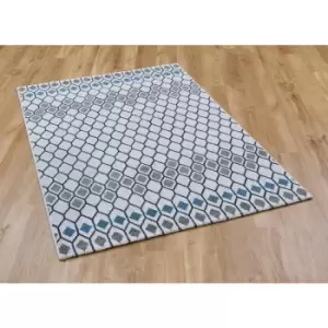 Image of Liberty 34001 6151 80cm x 150cm Rectangle - Ivory and Multicoloured