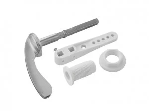 Image of Wickes Standard Cistern Lever - Chrome