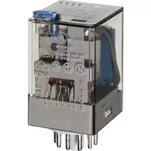 Image of Finder 60.13.9.024.0070 Plug-in relay 24 V DC 10 A 3 change-overs