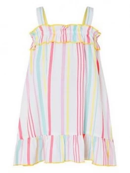 Image of Monsoon S.E.W. Baby Girls Sorbet Dress - Multi, Size 2-3 Years