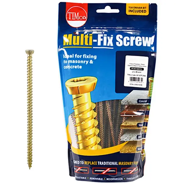 Image of Multi Fix Countersunk Torx Concrete Screws 00080TCONB Diameter: 7.5mm