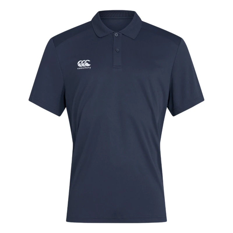 Image of Canterbury Canterbury Men Club Dry Polo Shirt in Navy Size: X-Small Navy XS Male 5063806450948