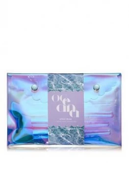 Image of Spectrum Spectrum Oceana 4 Piece Face Brush Set And Pouch