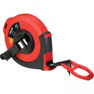 Image of Fisco Steel Long Survey Tape Measure Imperial & Metric 66ft / 20m 10mm