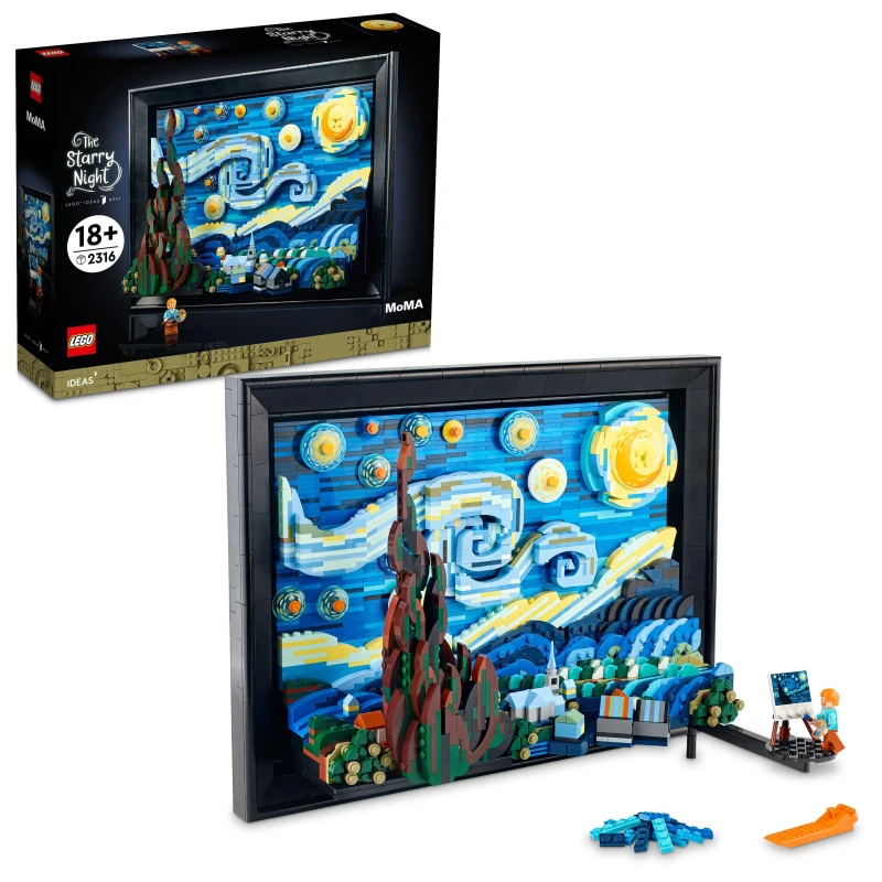 Image of LEGO LEGO 21333 - Ideas Vincent van Gogh Starry Night - Multi Multi One Size