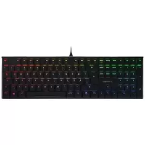 Image of CHERRY G8A-25010LVBDE-2 Corded Gaming keyboard German, QWERTZ Black