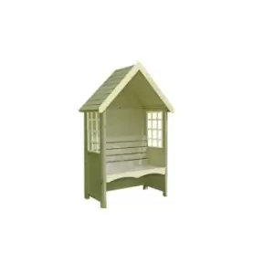 Image of Mimosa Arbour Garden Arch Seat Approx 4 x 2 Feet