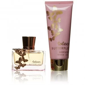 Image of Coleen Rooney Butterflies Gift Set 50ml Eau de Toilette + 100ml Body Lotion