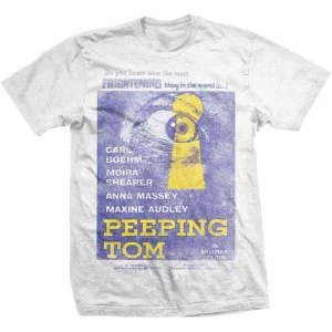 Image of StudioCanal - Peeping Tom Unisex Small T-Shirt - White
