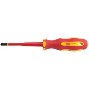 Image of Draper Ergo Plus&amp;#174; Extra Slim PZ/SL Type VDE Screwdriver, No. 2 x 100mm