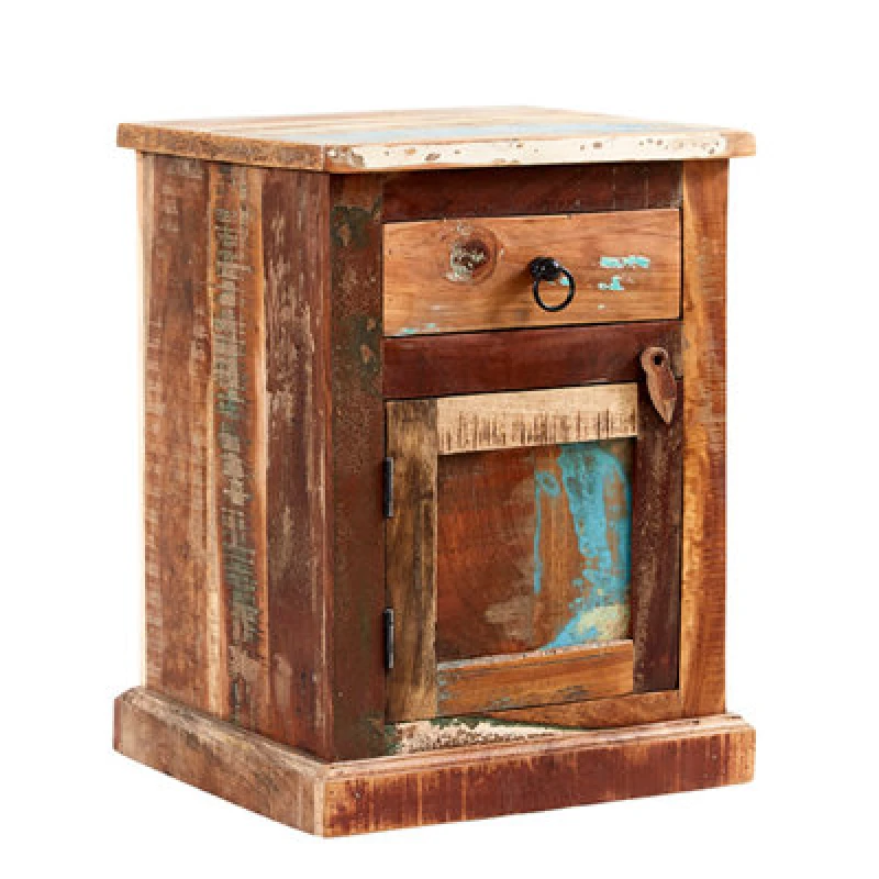 Image of Indian Hub Coastal Bedside Table