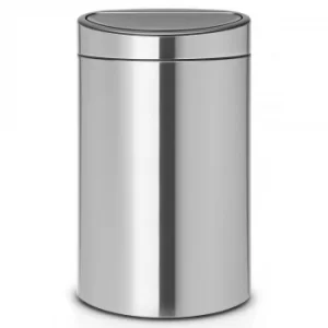 Image of Brabantia Touch Bin Recycle 10+23 Litre Matt Steel