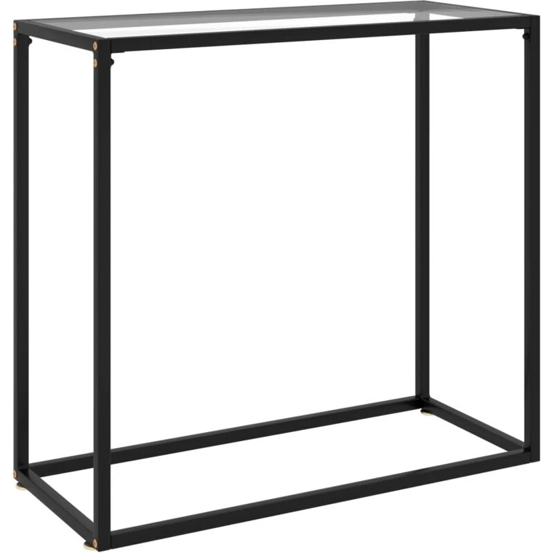 Image of VIDAXL Console Table Transparent 80x35x75cm Tempered Glass Vidaxl 8720286057353
