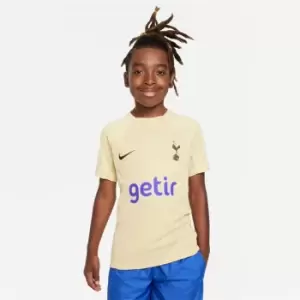 Image of Nike Tottenham Hotspur Strike Top 2023 2024 Juniors - Gold
