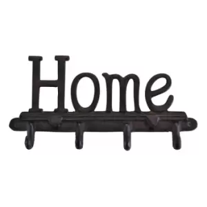 Image of Rustic Cast Iron Wall Hooks Home Design With 4 Hooks