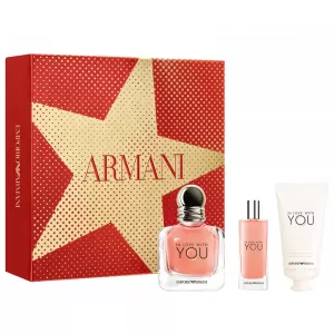 Image of Emporio Armani In Love With You Gift Set 50ml Eau de Parfum + 15ml Eau de Parfum + 50ml Hand Cream