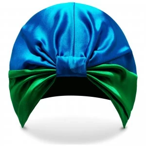 Image of SILKE Hair Wrap The Isla - Blue and Green