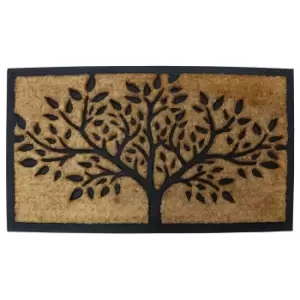 Image of Pride of Place Chadderton 40 x 70cm Tree of Life Coir Brush Mat