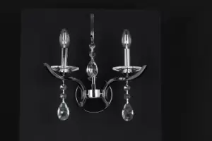 Image of Turin Gunmetal Wall Candle Wall Lamp