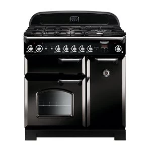 Image of Rangemaster CLA90NGFBLC 116720 CLASSIC 90cm Gas Range Cooker BlackChrome