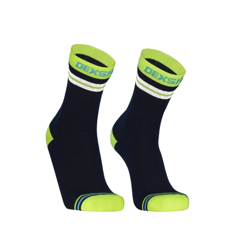 Image of DexShell Pro Visibility Socks Black Grey unisex XL