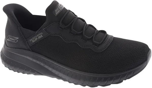 Image of Skechers Slip-Ins: Bobs Sport Squad Chaos Slip On Trainers 4 (37) Black 27273740240