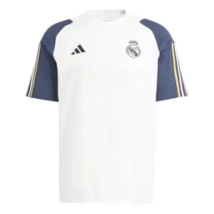 Image of adidas Real Madrid Condivo T-Shirt 2023 2024 Adults - White