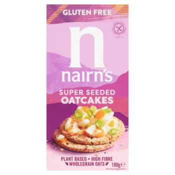 Image of Nairns Gluten Free Super Seeded Oatcakes - 180g