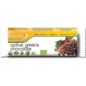 Image of Organic Food Bar Active Greens Chocolate Chips 70g