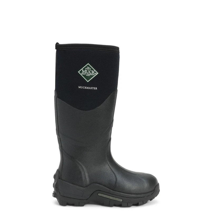 Image of Muck Boots Muck Boots 'Muckmaster Hi' Wellington Boots in Black Size: 14 Black 14 Unisex 0664911301443