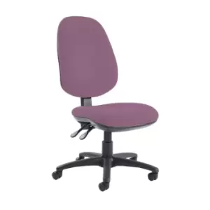 Image of Dams MTO Jota Extra High Back Operator Chair with No Arms - Diablo Pink