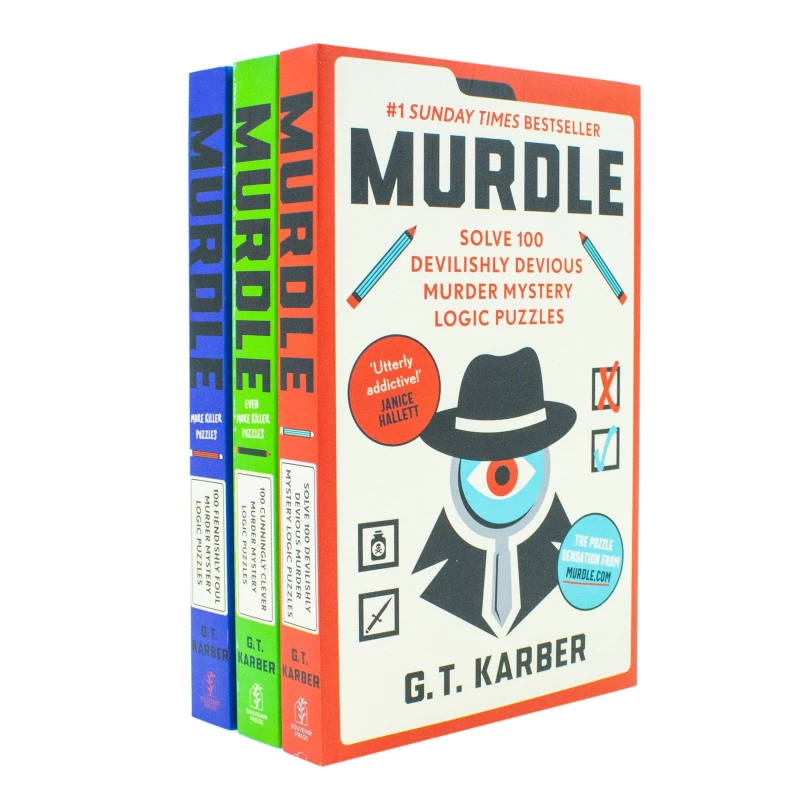 Image of Murdle Puzzle Series 3 Book Collection By G. T. Karber Profile Books UK Ltd Books