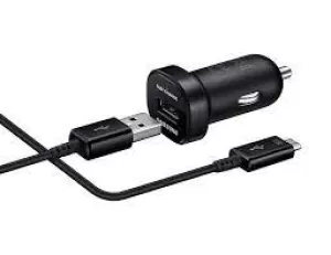Image of Samsung EP-LN930BBEGWW Car Mobile phone charger type + quick-charge mode Micro USB plug Black