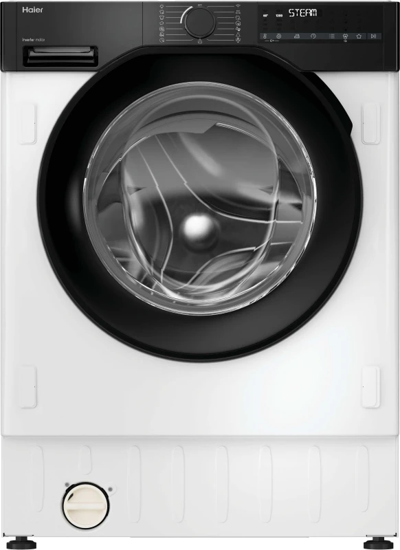 Image of Haier BHA6SD69M6DB9-80 Integrated 9KG WiFi Connected Washing Machine with 1600 rpm - White - A Rated