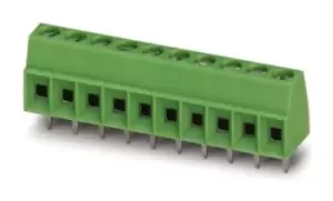 Image of Phoenix Contact SMKDS 1/10-3.5 10-pin PCB Terminal Block, 3.5mm Pitch