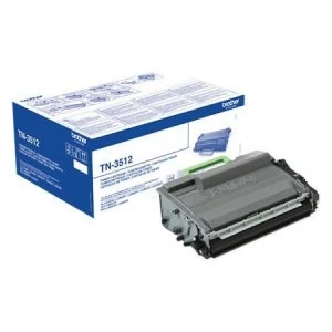 Image of Brother TN3512 Black Laser Toner Ink Cartridge