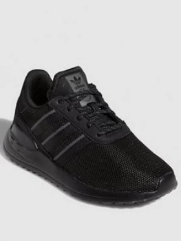 Image of Adidas Originals La Trainer Lite Childrens Trainers - Black