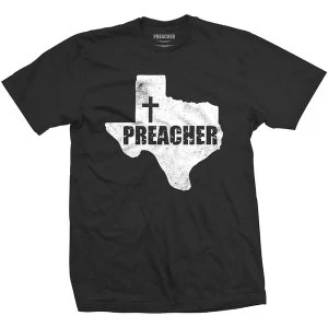 Image of Preacher - Texas State Unisex Medium T-Shirt - Black