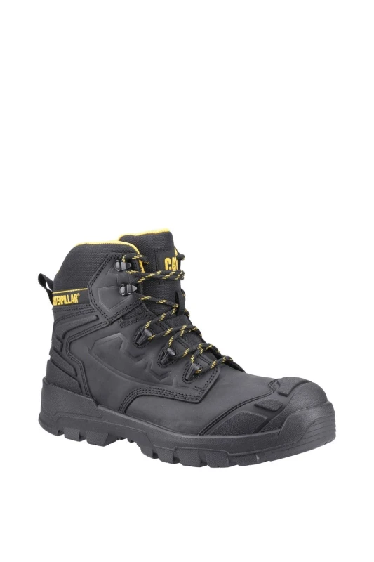 Image of Caterpillar Mens STRIVER XL 6" Safety Boot in Black Size: 7 Black Male 7