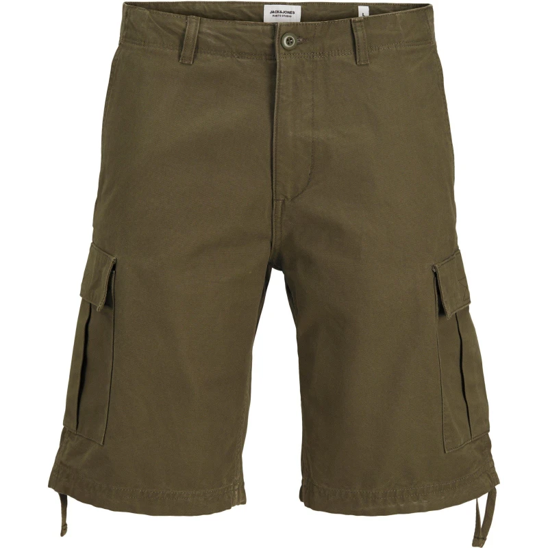 Image of Jack and Jones Cole Barkley Cargo Shorts - Green Green S