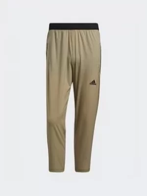 Image of adidas Warp Knit Yoga Joggers, Green Size M Men