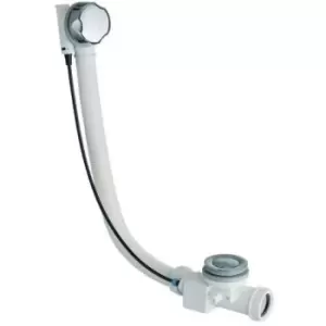 Image of Inline Shallow Bath Trap Pop Up Waste & Overflow Ex Bathstore For Single Ended Bath