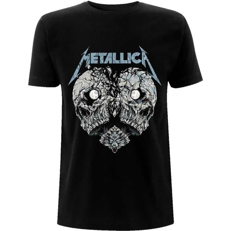 Image of Metallica Mens Heart Broken T-Shirt in Black Size: Medium Black Male M