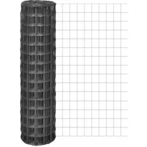 Image of Euro Fence Steel 25x1.5 m Grey vidaXL - Grey