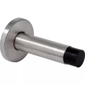 Image of Eclipse Satin Stainless Steel Projection Door Stop 75mm in Silver