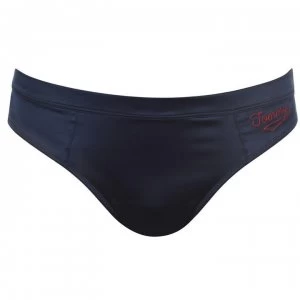 Image of Tommy Bodywear Tommy Hilfiger Satin Briefs - Navy Blazer 416